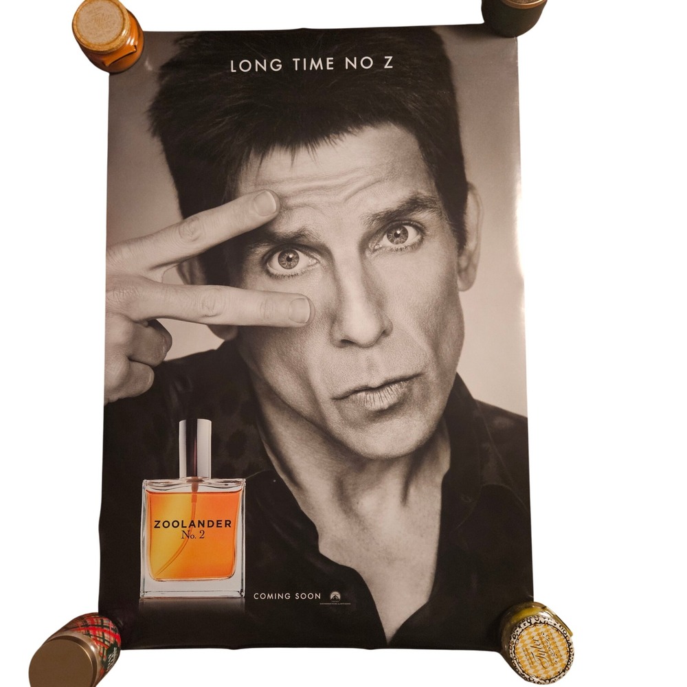 Zoolander 2‎ 2016 Original Promo Movie Poster 27x40 Ben Stiller Owen Wilson DS